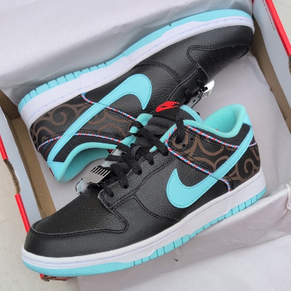 Nike Dunk Low Retro Special Edition - Barbershop BLK - Size 10.5 ( DH7614-001 )